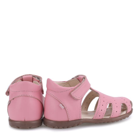 Palma Roczki® różowe sandały dziecięce ze skóry naturalnej - ES 1646-16 zdjęcie 3