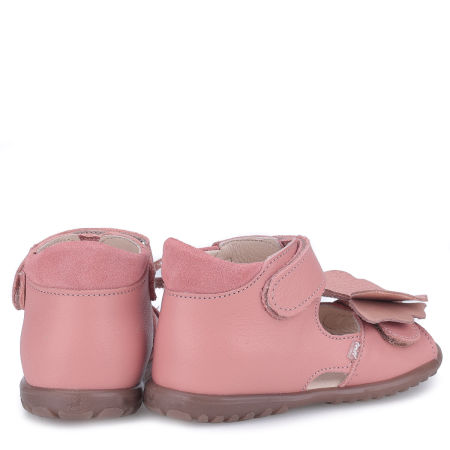 Malaga Roczki® różowe sandały dziecięce ze skóry naturalnej - ES 2428E-7 zdjęcie 3