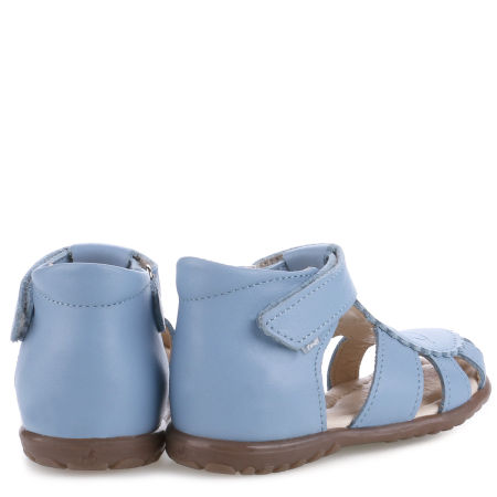 Texas Roczki® błękitne sandały dziecięce ze skóry naturalnej - ES 1670-18 zdjęcie 3