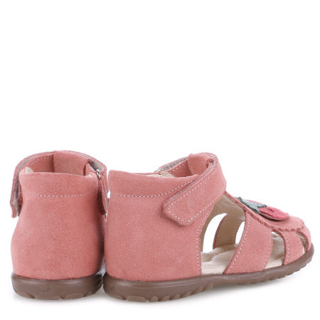 Bali Roczki® różowe sandały dziecięce ze skóry naturalnej - ES 1214E zdjęcie 3