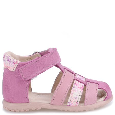 Panama Roczki® różowe sandały dziecięce ze skóry naturalnej - ES 1078-4 zdjęcie 4