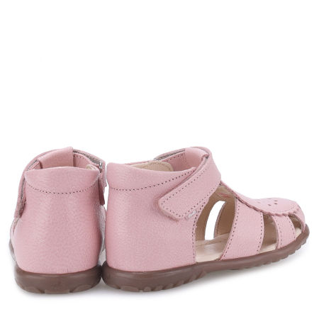 Bali Roczki® różowe sandały dziecięce ze skóry naturalnej - ES 1214D zdjęcie 3